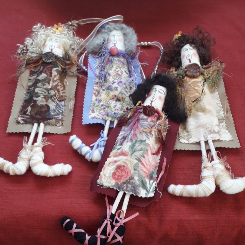 Handcrafted,Upcycled, OOAK Comical Ladies